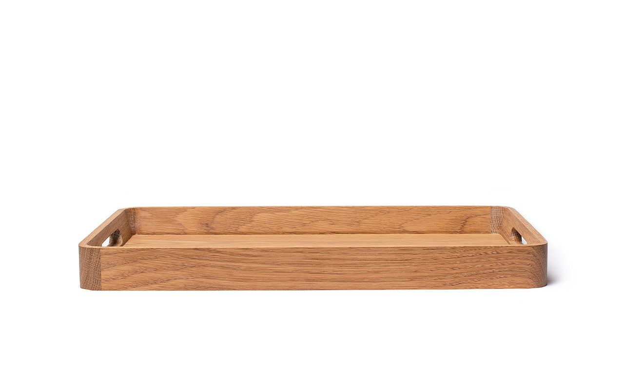 white oak serving tray